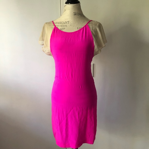Twelfth Street by Cynthia Vincent Pink Sheer Dress - Picture 4 of 8